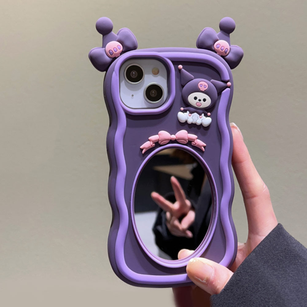 3D Cartoon Vanity Mirror Phone Case - iPhone 12 Pro Max