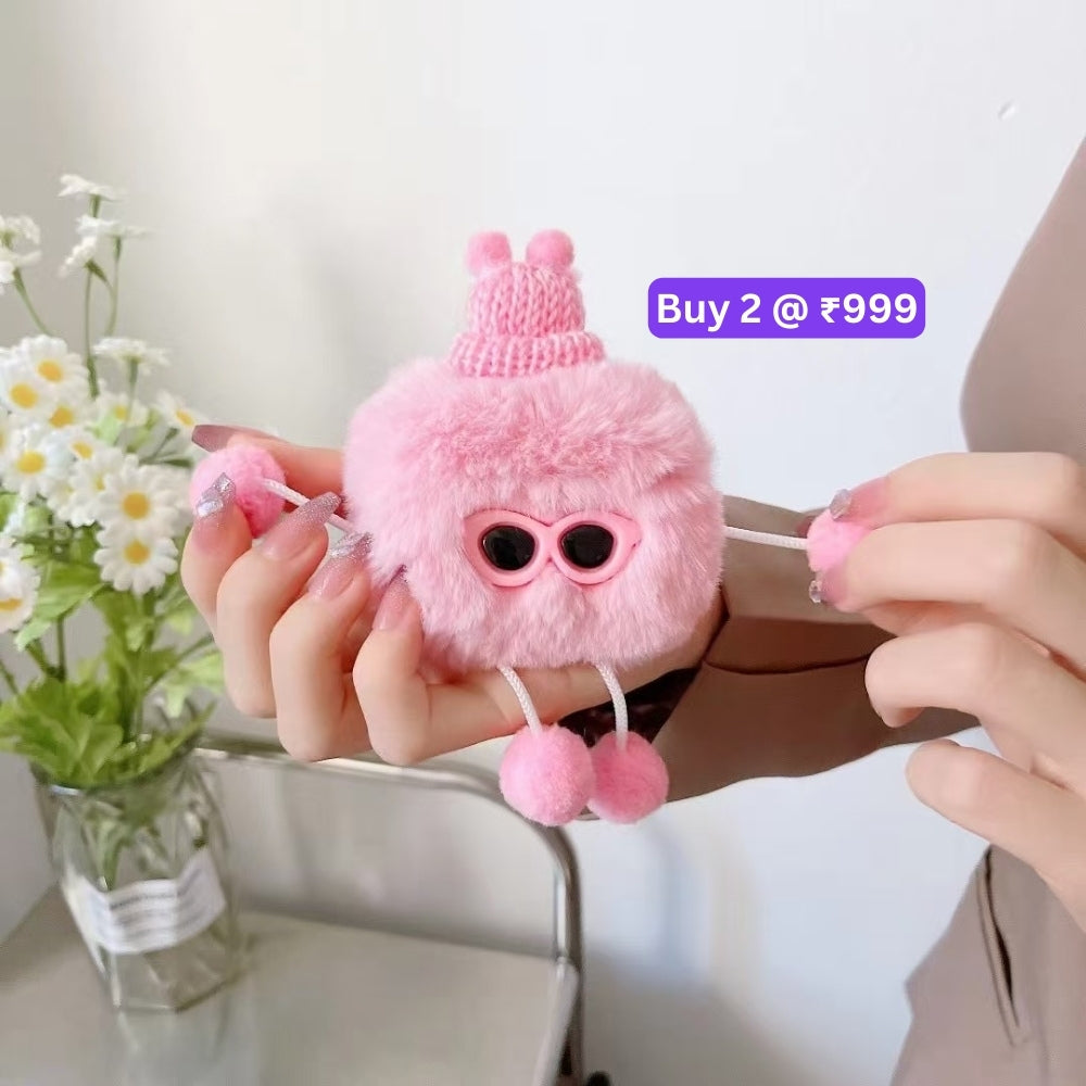Fluffy Teddy Warm Fur Protective Airpods Pro | Airpods Pro 2 Case