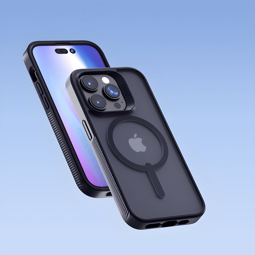 Transparent Magnetic Wireless Charging Anti-fall PC (Hard) Case – iPhone 15 Plus