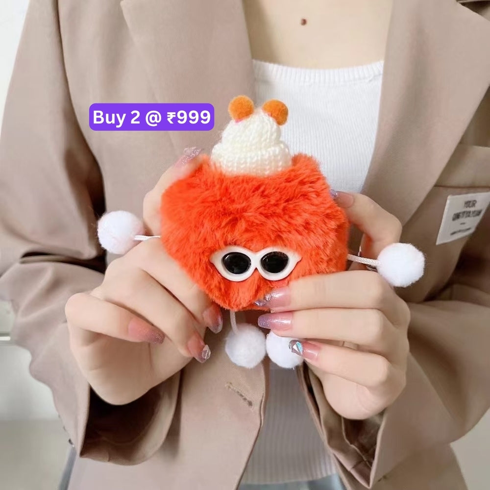 Fluffy Teddy Warm Fur Protective Airpods Pro | Airpods Pro 2 Case