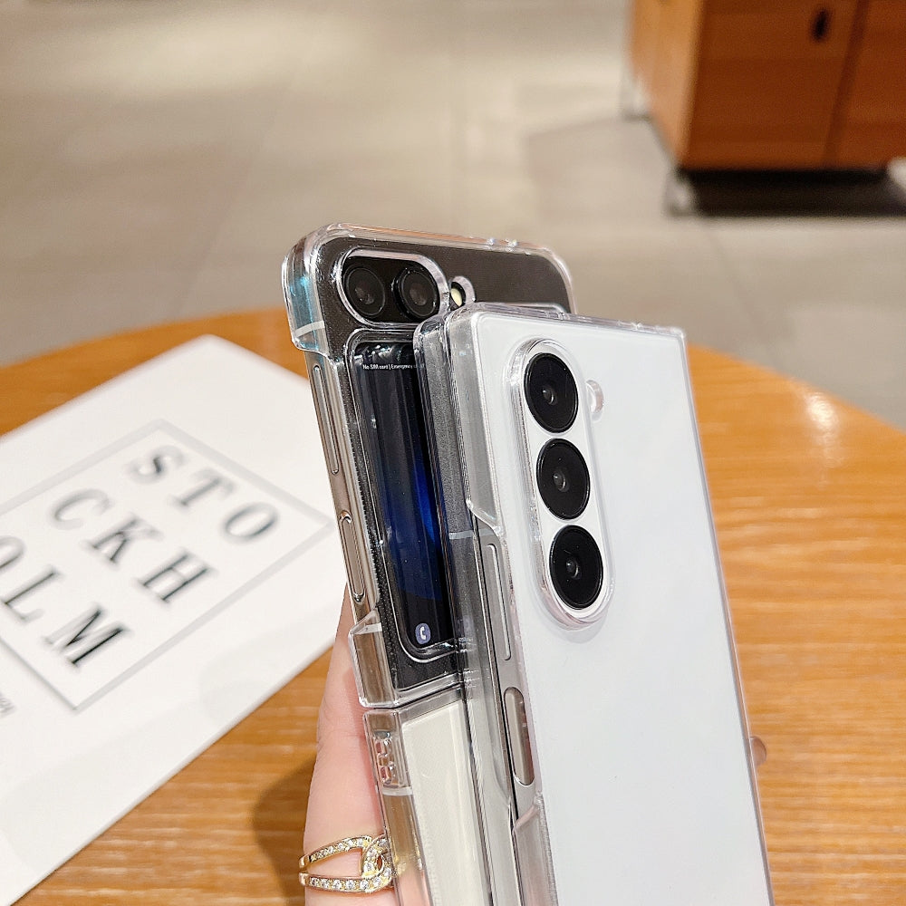 360 Transparent TPU (Soft) | PC (Hard) Phone Case - Samsung Z Fold 4