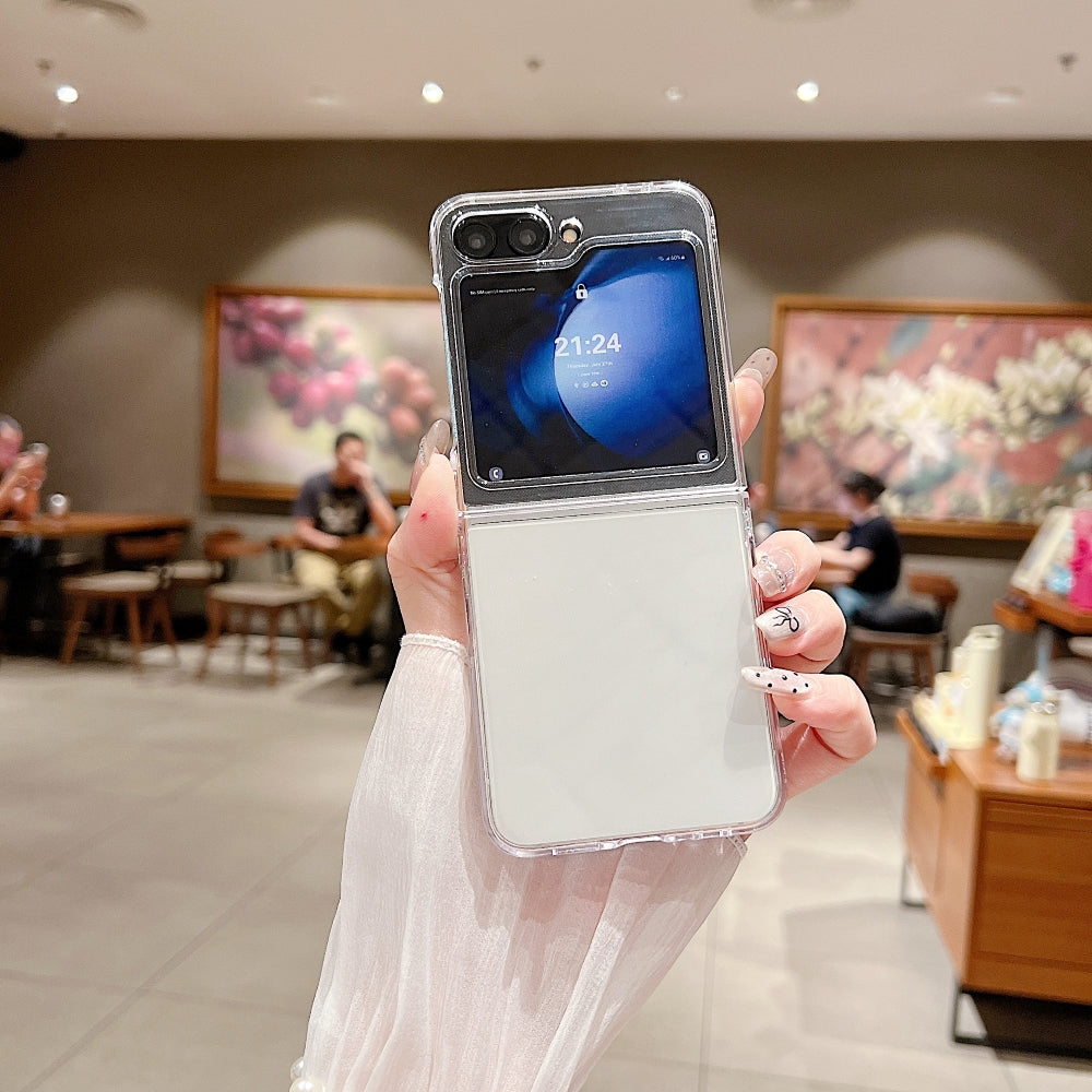 360 Transparent TPU (Soft) | PC (Hard) Phone Case - Samsung Z Flip 4