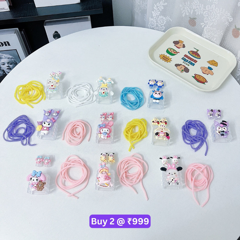 3D Cute Cartoon Doll TPU (Soft) Charger Case