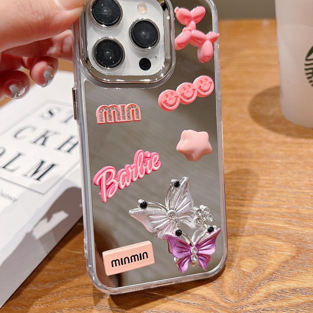 3D Creative Toy Graphic Mirror Phone Case - iPhone 15 Pro