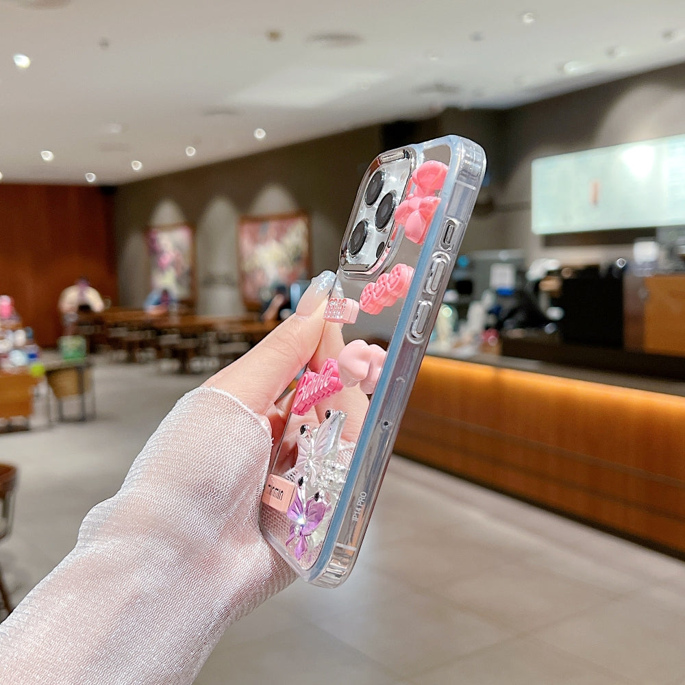 3D Creative Toy Graphic Mirror Phone Case - iPhone 15 Pro