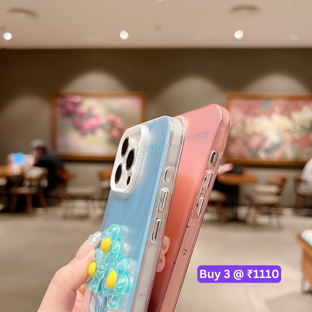 3D Oil Painting Flower Colorful Phone Case - Oppo Reno 10 Pro