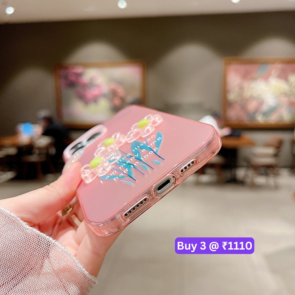 3D Oil Painting Flower Colorful Phone Case - Oppo Reno 10 Pro