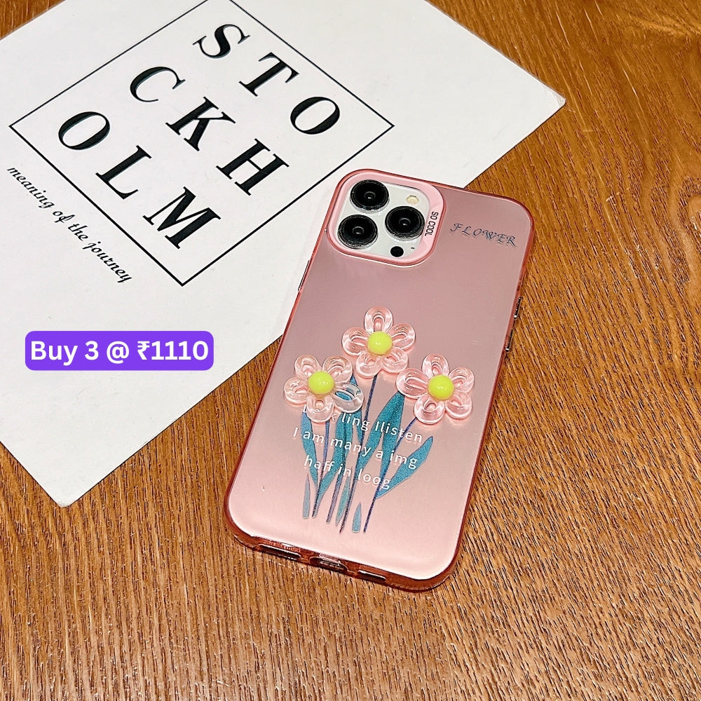 3D Oil Painting Flower Colorful Phone Case - Oppo Reno 10 Pro