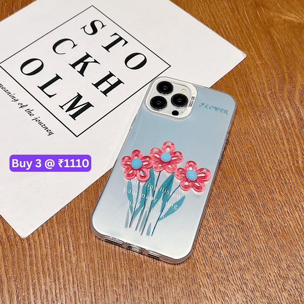 3D Oil Painting Flower Colorful Phone Case - Oppo Reno 10 Pro