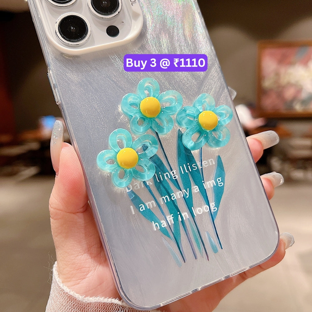 3D Oil Painting Flower Colorful Phone Case - Oppo Reno 10 Pro