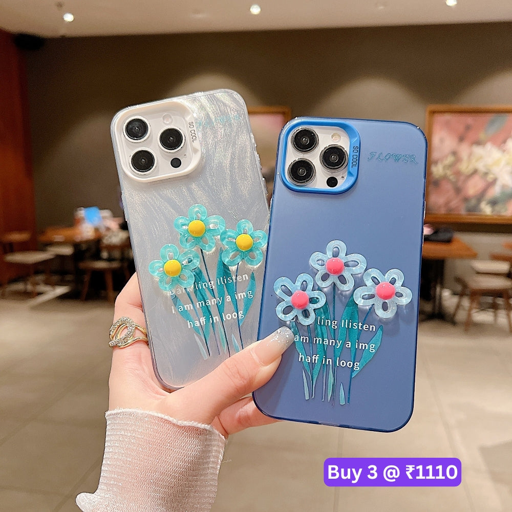 3D Oil Painting Flower Colorful Phone Case - Oppo Reno 10 Pro