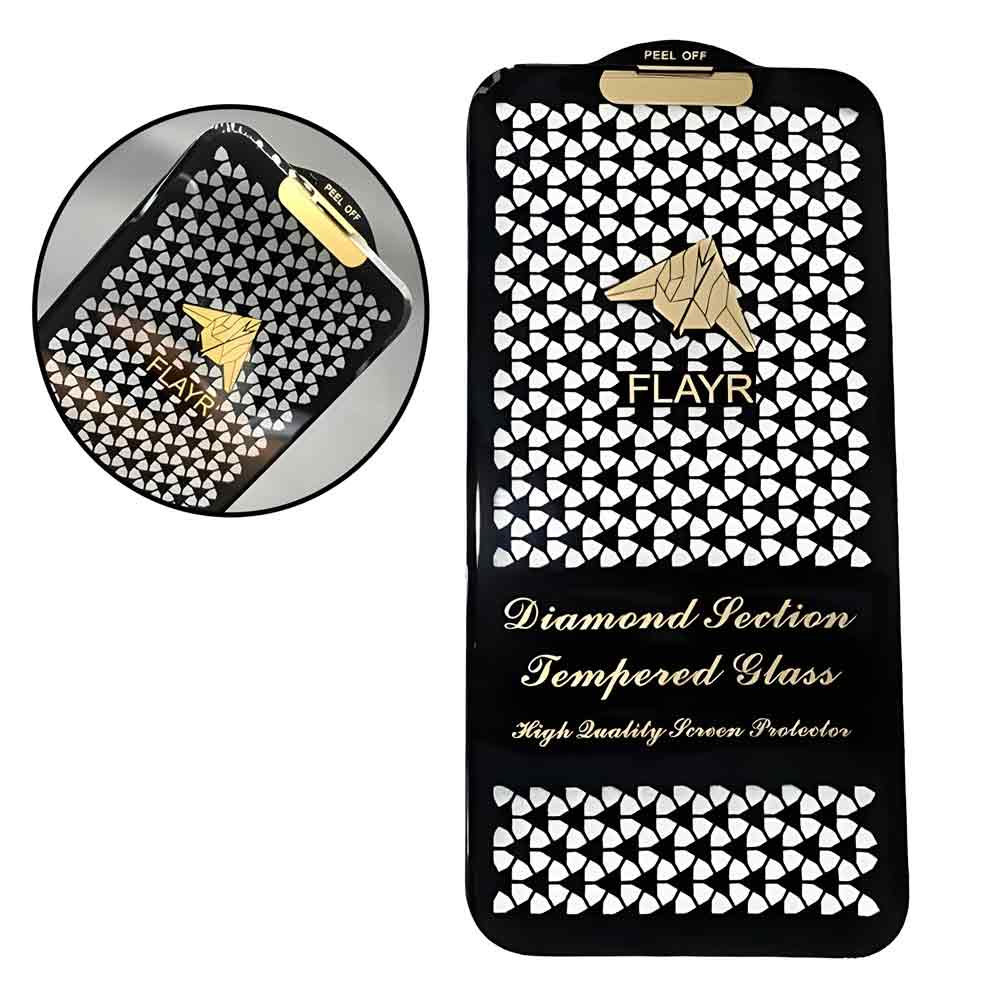 Diamond Section Tempered Glass - iPhone 14 Plus