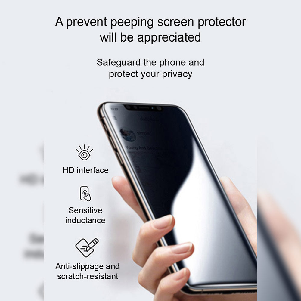Privacy Tempered Glass | Premium Grade Anti Peeping Hardness Screen Protector - iPhone 15 Pro Max