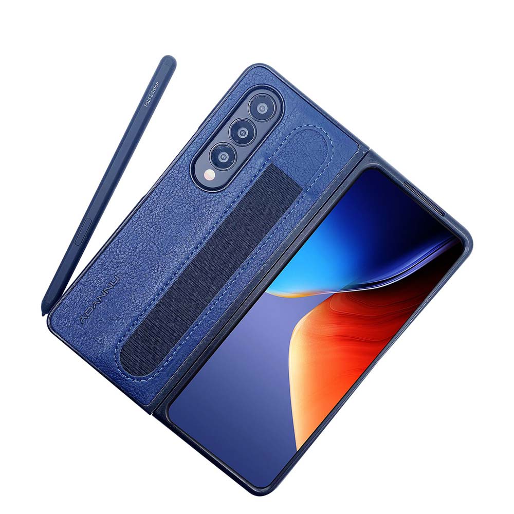 Luxury Business Phone Case With Pen Holder - Samsung Z fold 3