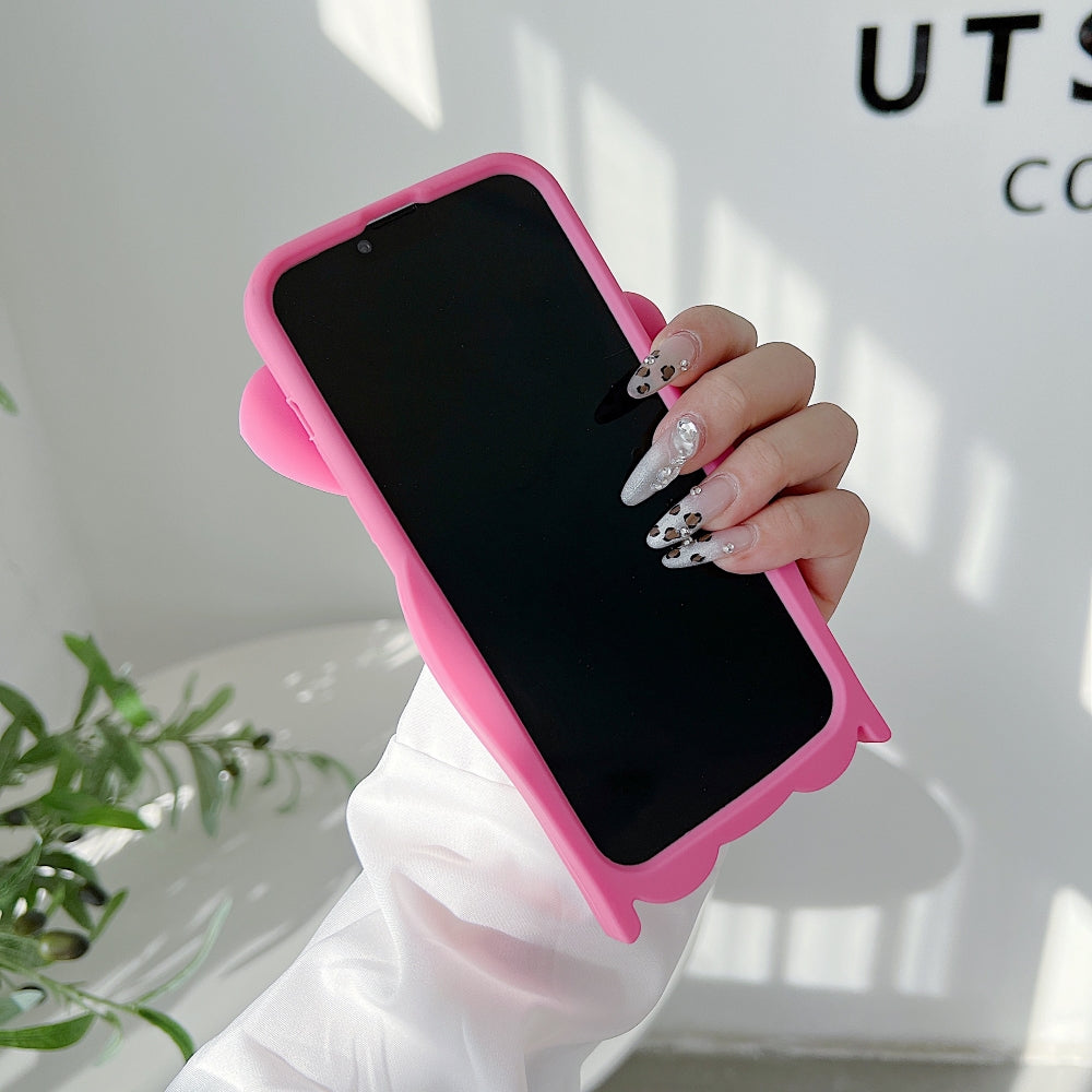 Anti-Slip Bunny TPU (Soft) Silicone Phone Case - iPhone 14 Pro Max