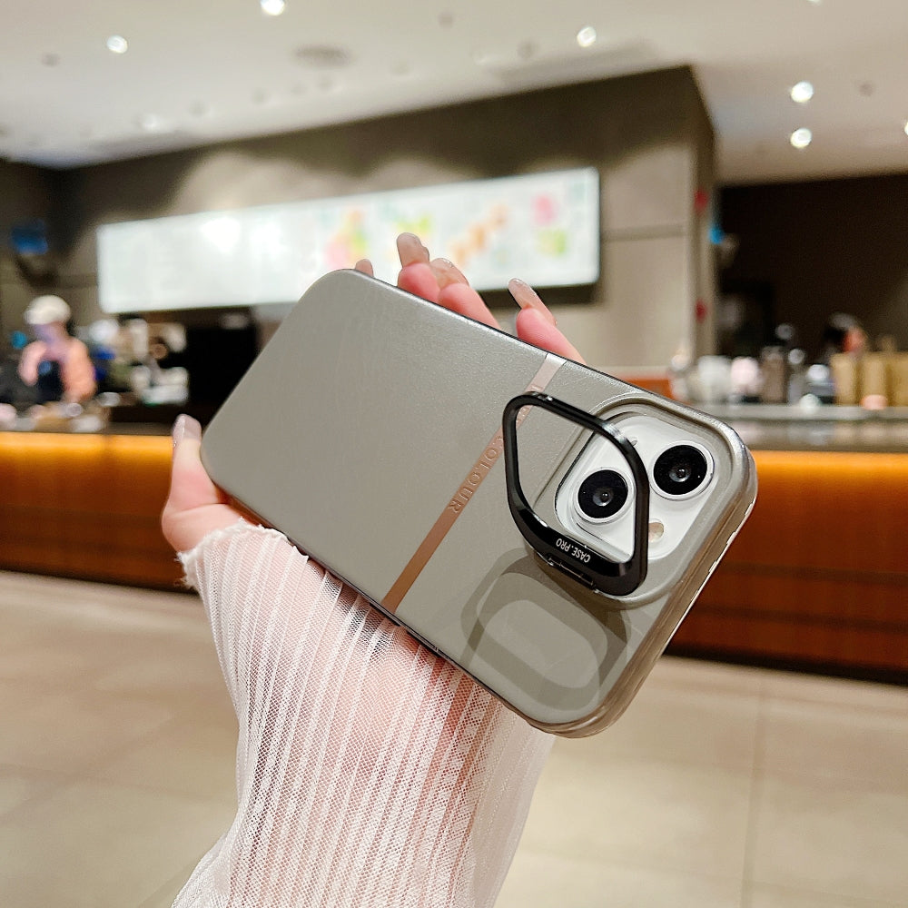 Bracket Kickstand TPU (Soft) | PC (Hard) Phone Case - iPhone 12