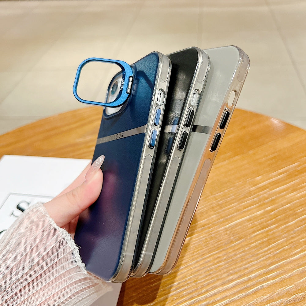 Bracket Kickstand TPU (Soft) | PC (Hard) Phone Case - iPhone 12