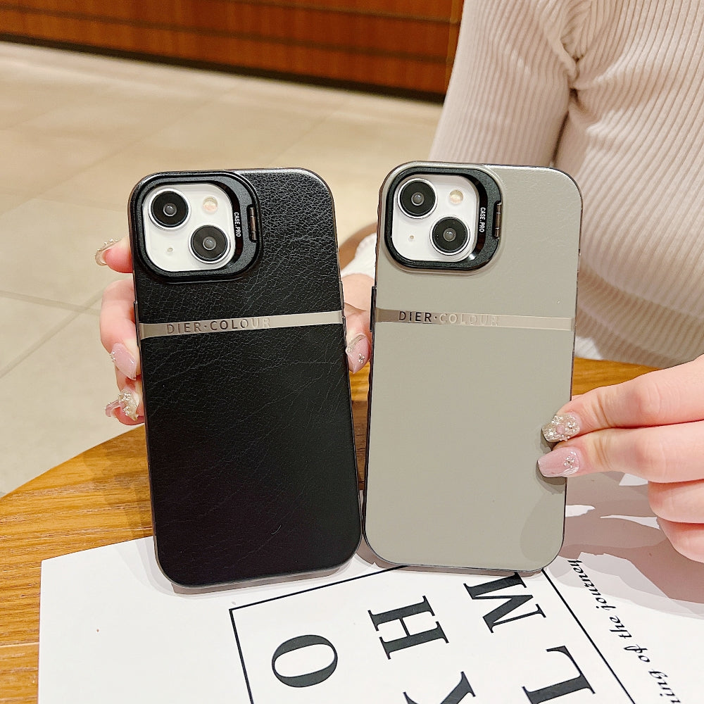 Bracket Kickstand TPU (Soft) | PC (Hard) Phone Case - iPhone 12