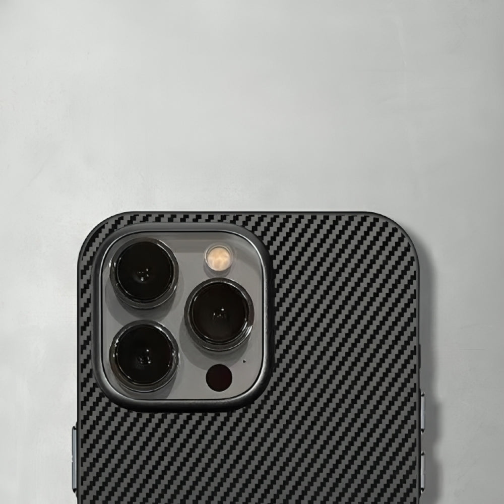 Ultra Thin Carbon Fiber Texture Matte Magsafe Phone Case - iPhone 15 Pro Max