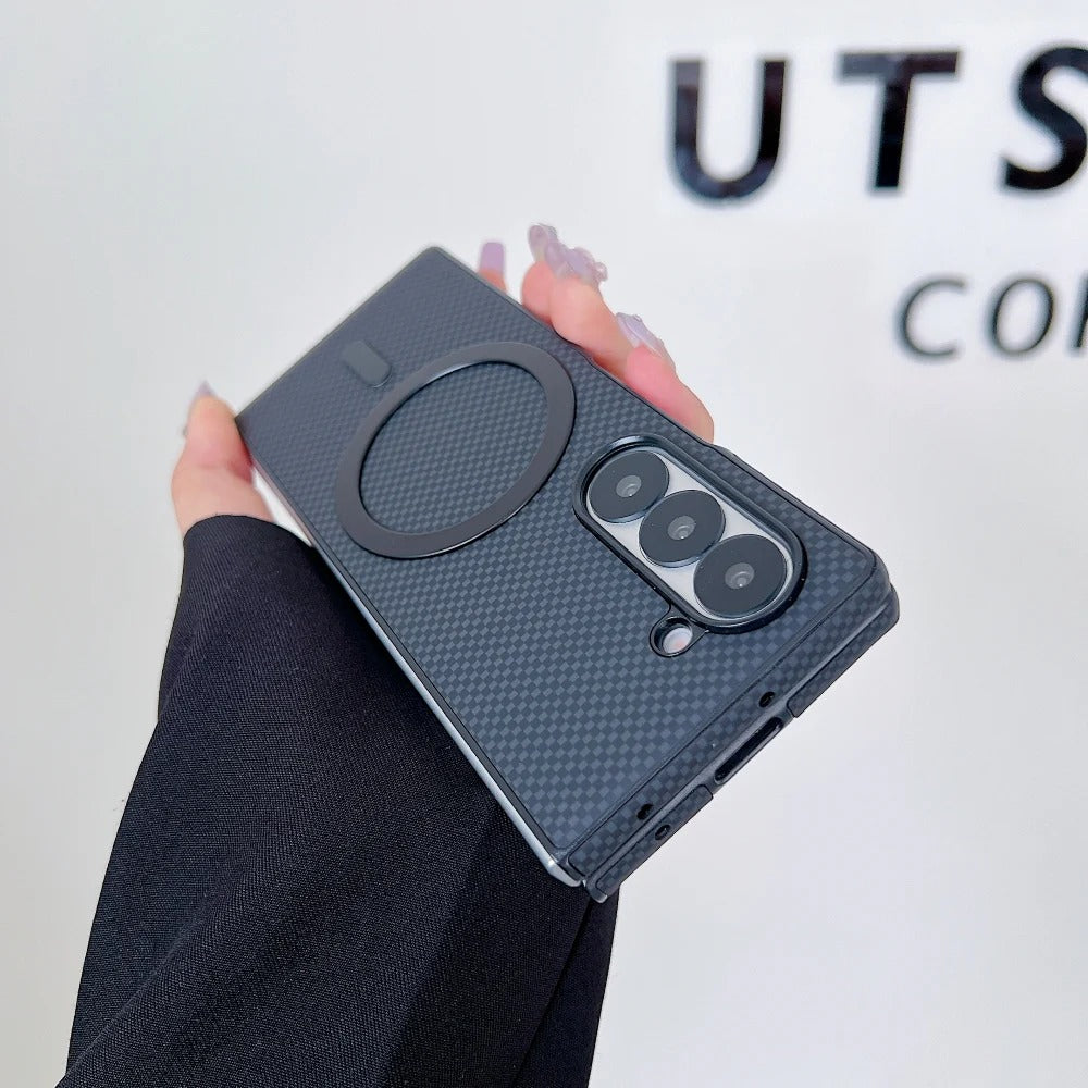 Carbon Grid Pattern Magsafe Phone Case - Samsung Z Series