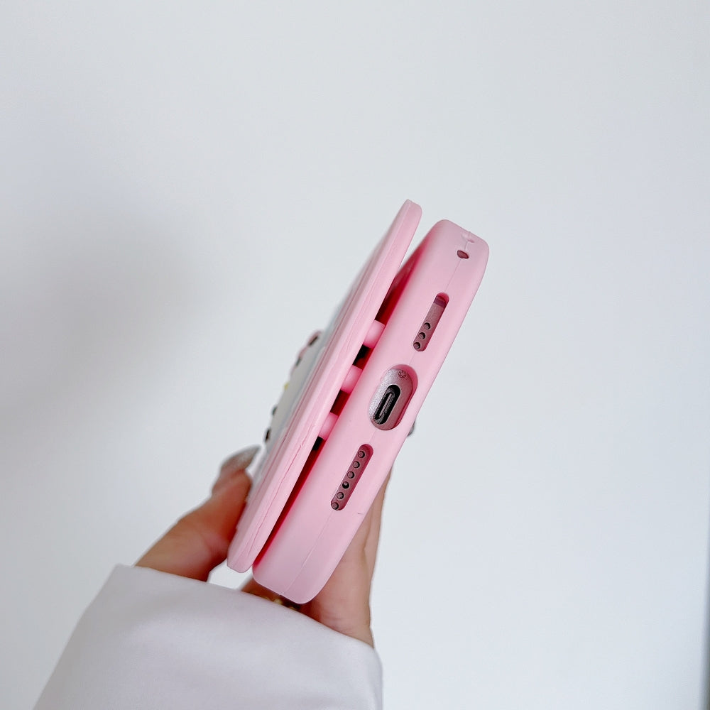 Cat Flip Mirror Anti-Slip Scratch Resistant TPU (Soft) Phone Case - iPhone 16 Pro Max