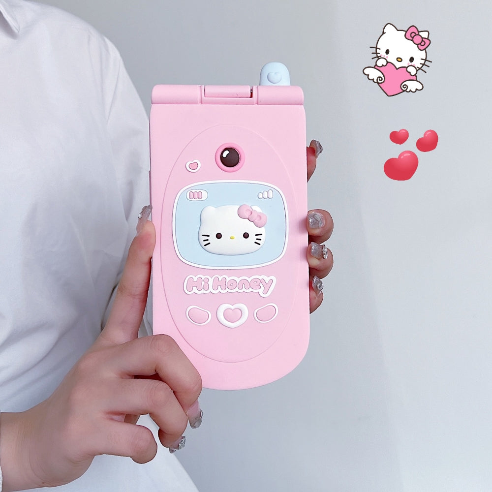 Cat Flip Mirror Anti-Slip Scratch Resistant TPU (Soft) Phone Case - iPhone 16 Pro Max