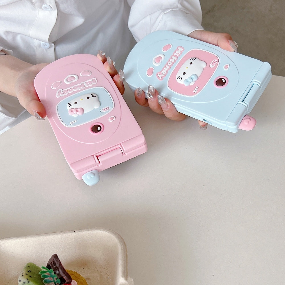 Cat Flip Mirror Anti-Slip Scratch Resistant TPU (Soft) Phone Case - iPhone 16 Pro Max