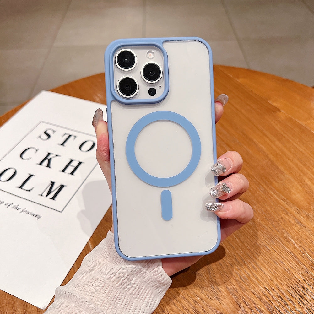 Color Magsafe Transparent PC (Hard) Phone Case - iPhone 12