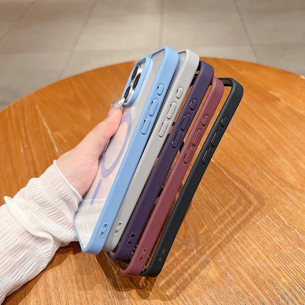 Color Magsafe Transparent PC (Hard) Phone Case - iPhone 12