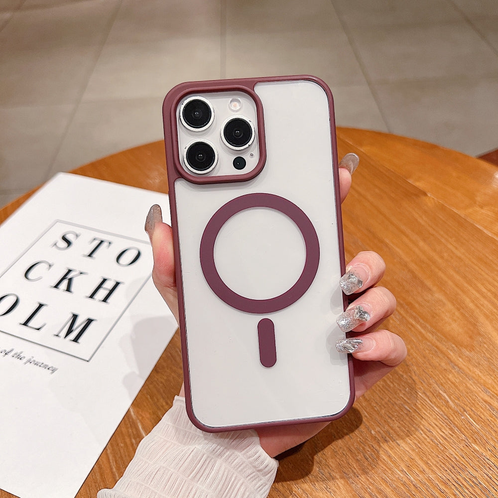 Color Magsafe Transparent PC (Hard) Phone Case - iPhone 12