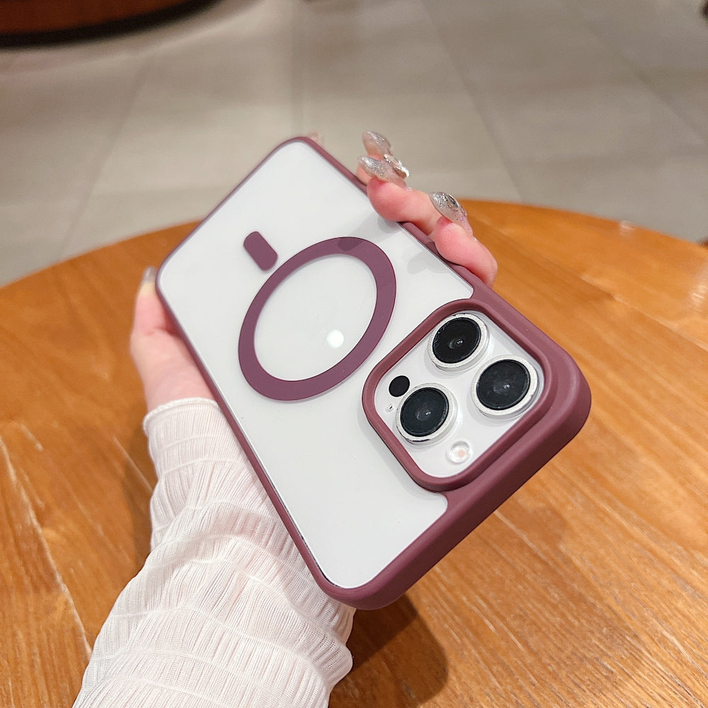 Color Magsafe Transparent PC (Hard) Phone Case - iPhone 12