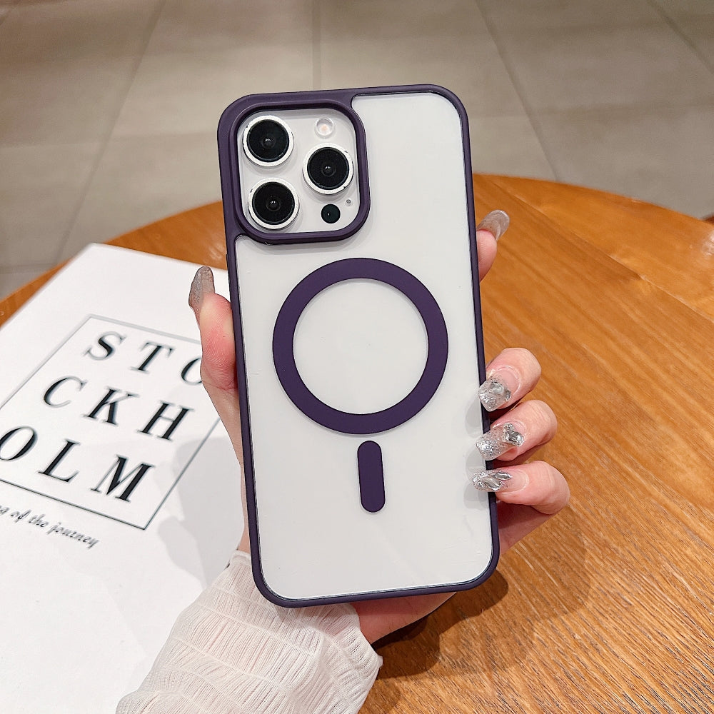 Color Magsafe Transparent PC (Hard) Phone Case - iPhone 12