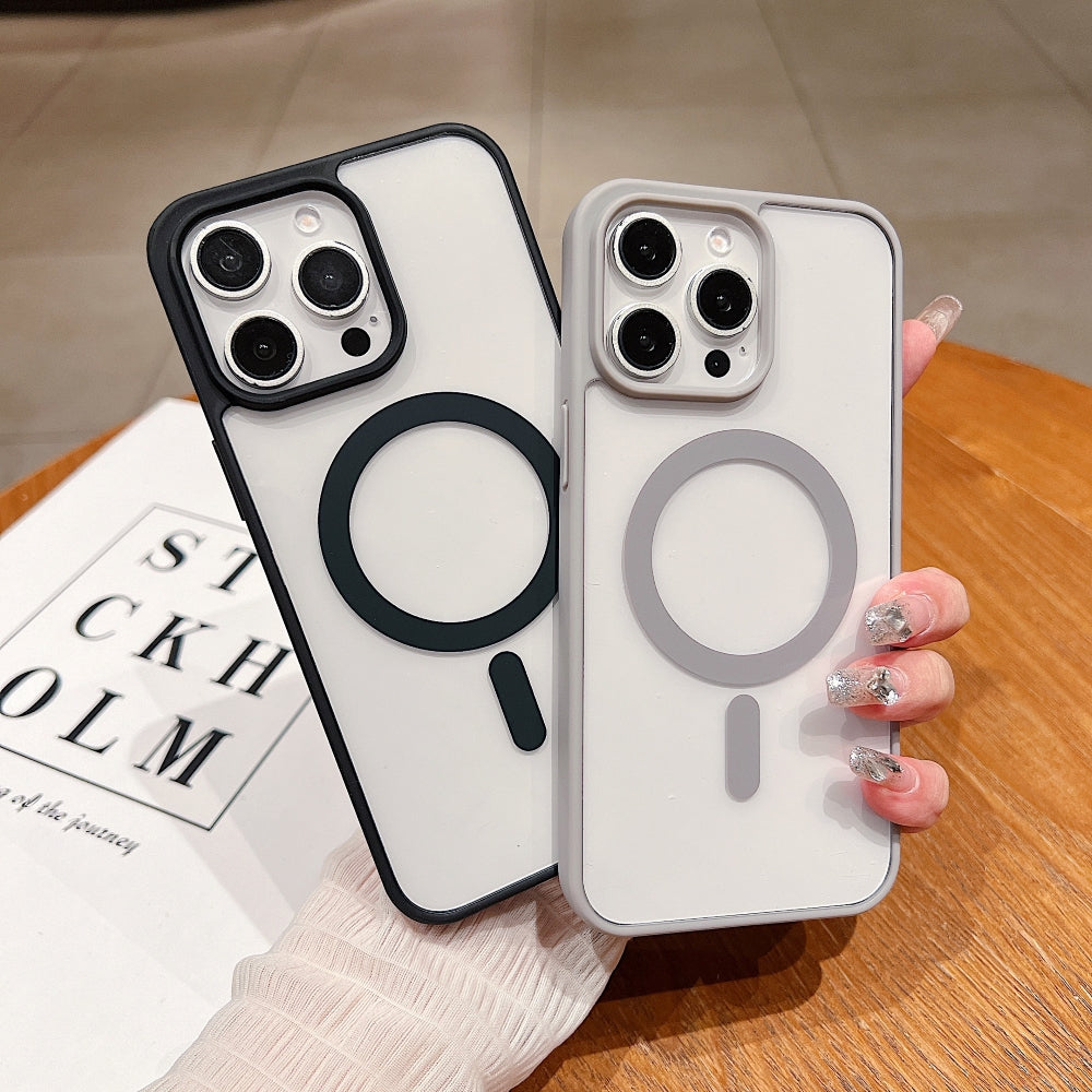 Color Magsafe Transparent PC (Hard) Phone Case - iPhone 12