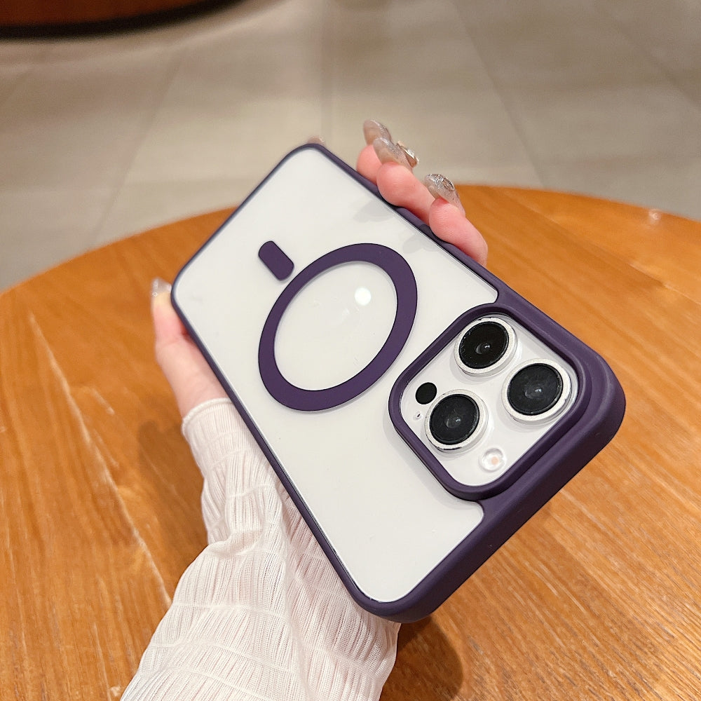 Color Magsafe Transparent PC (Hard) Phone Case - iPhone 12