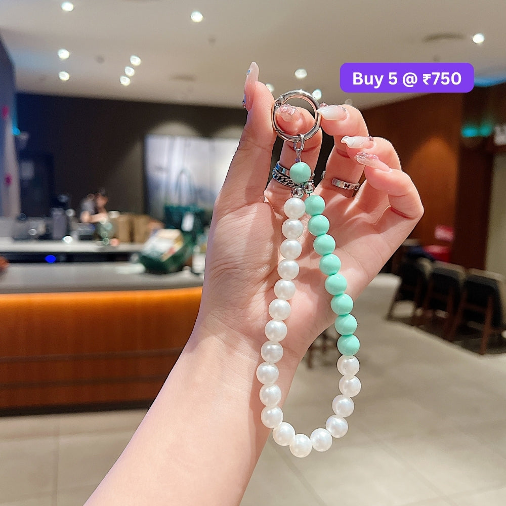 Colorful Acrylic Beads Chain Phone Charm | Handbag Charm | Bracelet