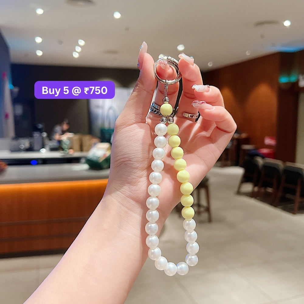 Colorful Acrylic Beads Chain Phone Charm | Handbag Charm | Bracelet
