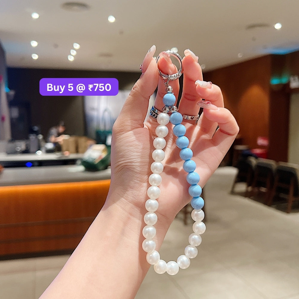 Colorful Acrylic Beads Chain Phone Charm | Handbag Charm | Bracelet
