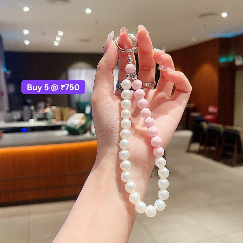 Colorful Acrylic Beads Chain Phone Charm | Handbag Charm | Bracelet