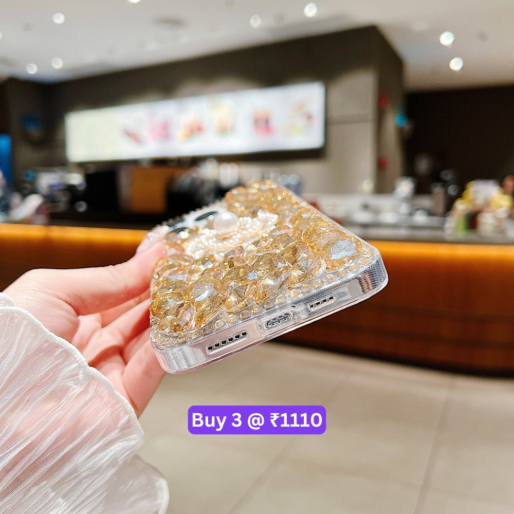 Diamond Flower TPU (Soft) | PC (Hard) Case - iPhone 11