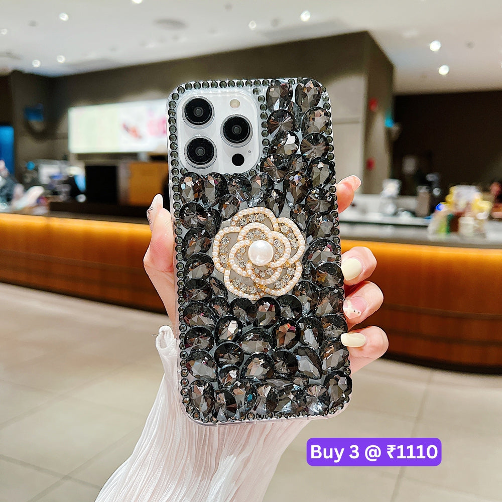 Diamond Flower TPU (Soft) | PC (Hard) Case - iPhone 11