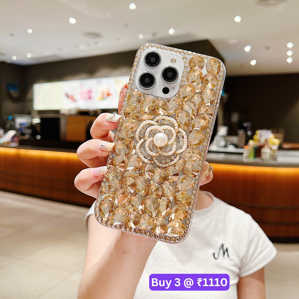 Diamond Flower TPU (Soft) | PC (Hard) Case - iPhone 11