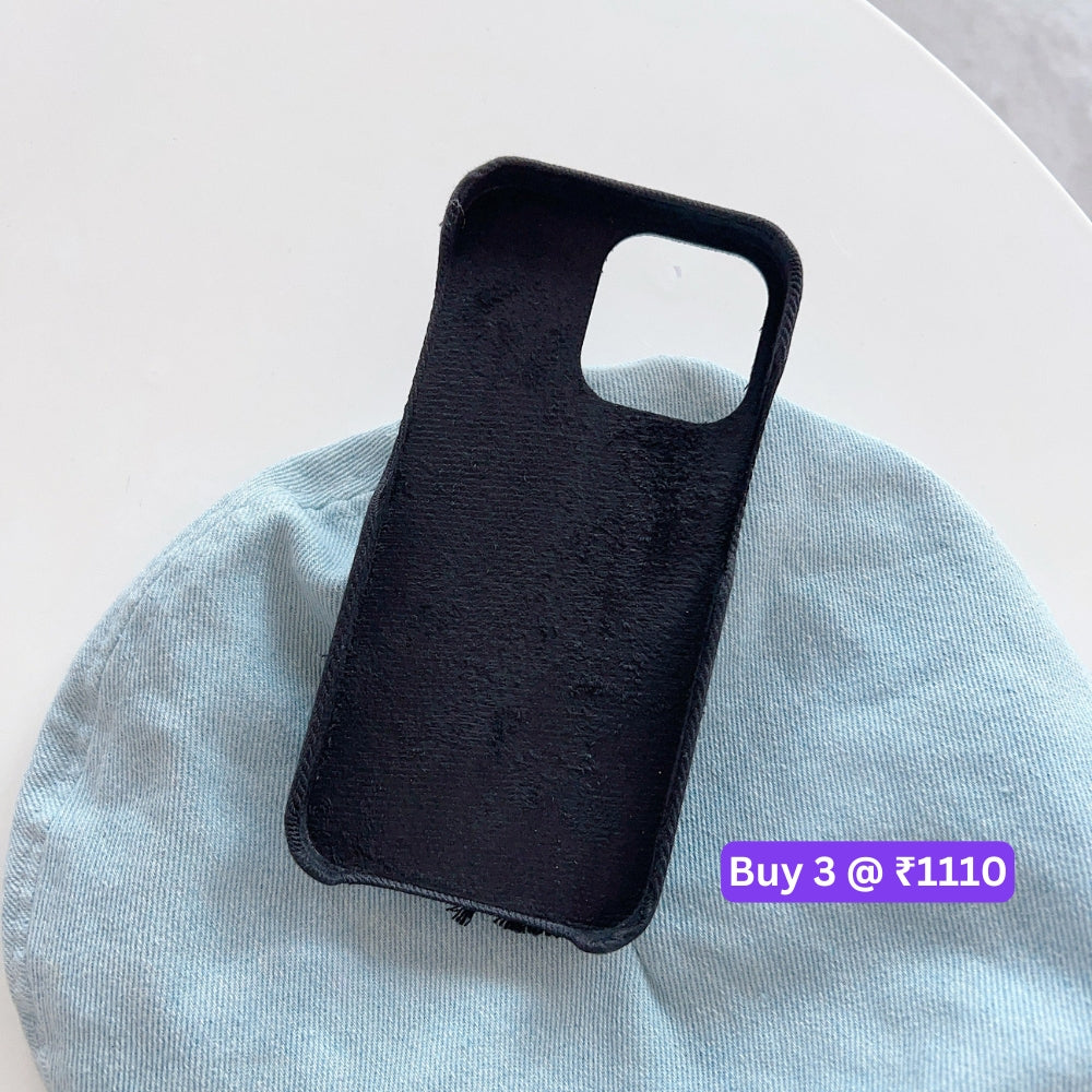 Distressed Denim Fashion Jeans Case - iPhone 12