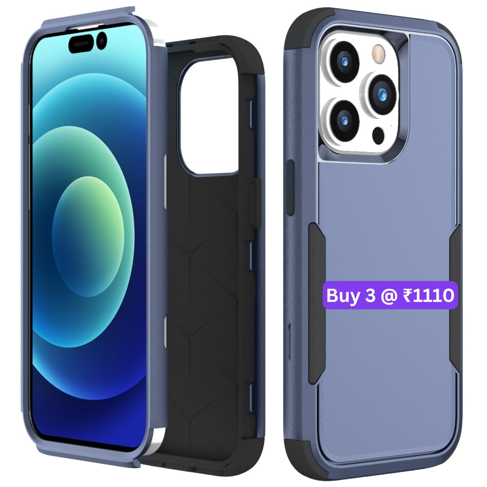 Double Layer Military Grade Protection Case - iPhone 15 Pro Max