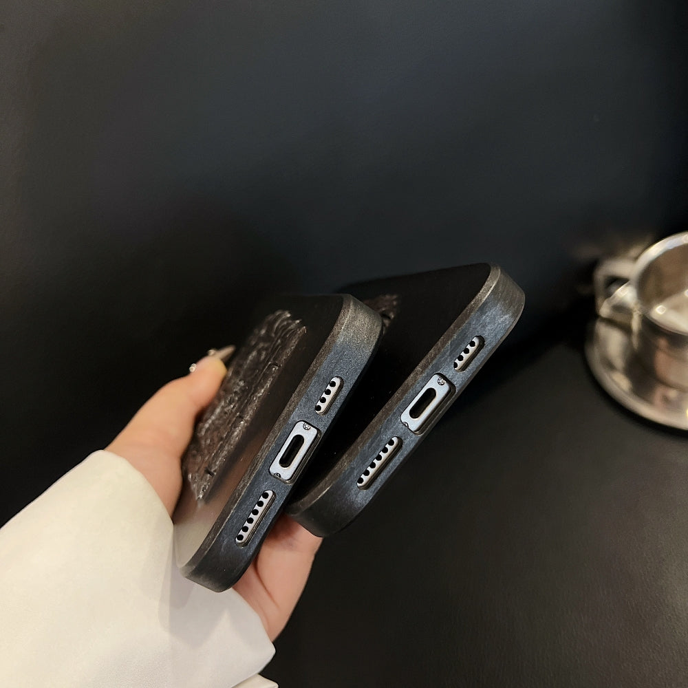 Embossed Character TPU (Soft) Phone Case - iPhone 15 Pro