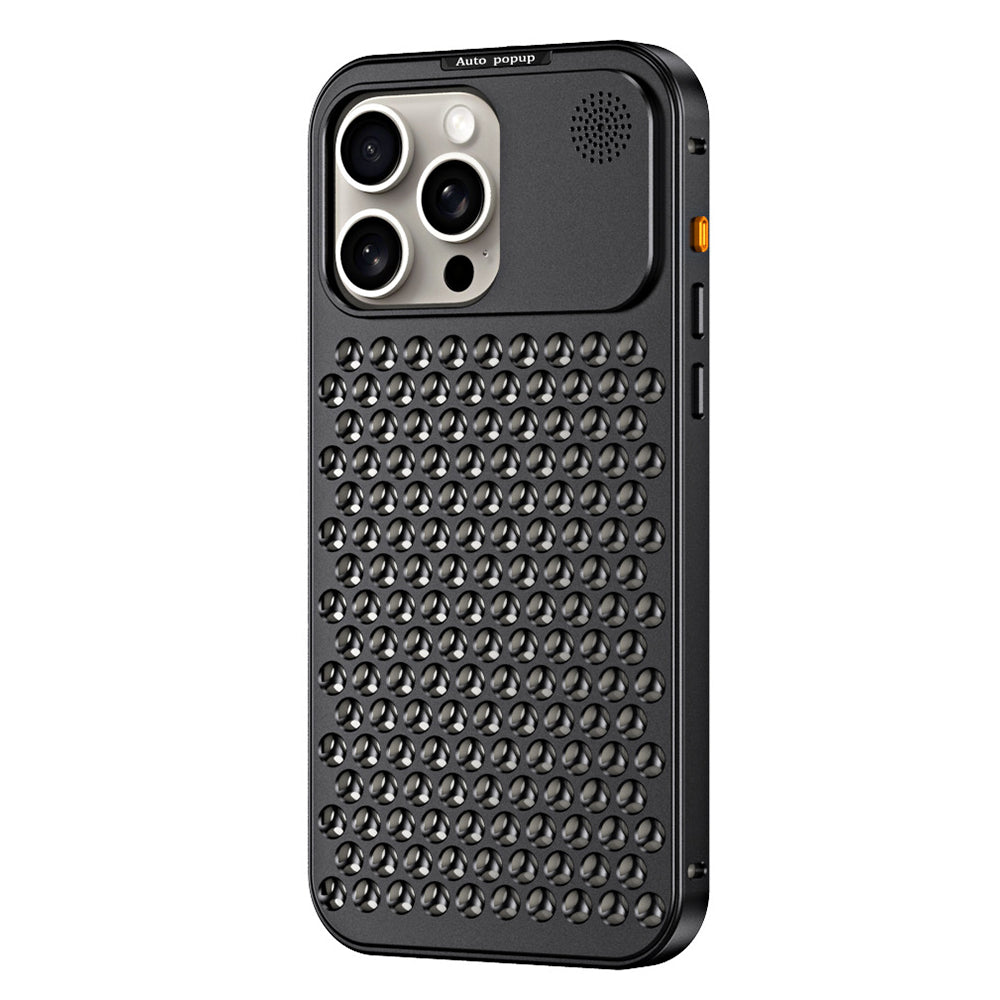 Aluminum Full Metal Mesh Heat Sink Phone Case - iPhone 15 Plus