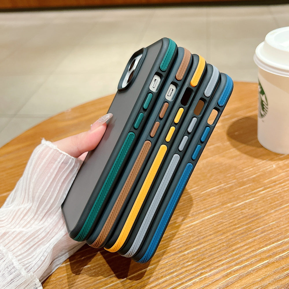 Grip Lining Smoke PC (Hard) Phone Cover - iPhone 15 Pro Max