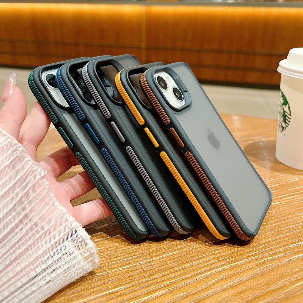 Grip Lining Smoke PC (Hard) Phone Cover - iPhone 15 Pro Max