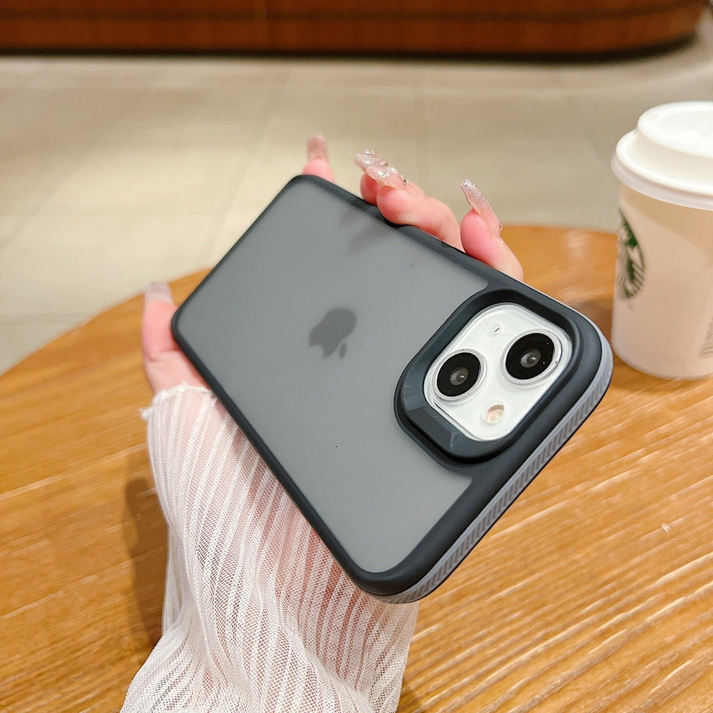 Grip Lining Smoke PC (Hard) Phone Cover - iPhone 15 Pro Max