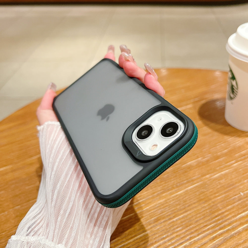 Grip Lining Smoke PC (Hard) Phone Cover - iPhone 15 Pro