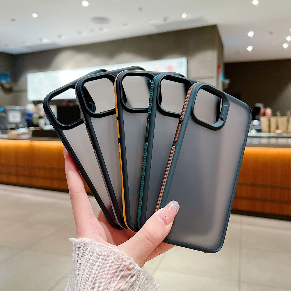 Grip Lining Smoke PC (Hard) Phone Cover - iPhone 15 Pro